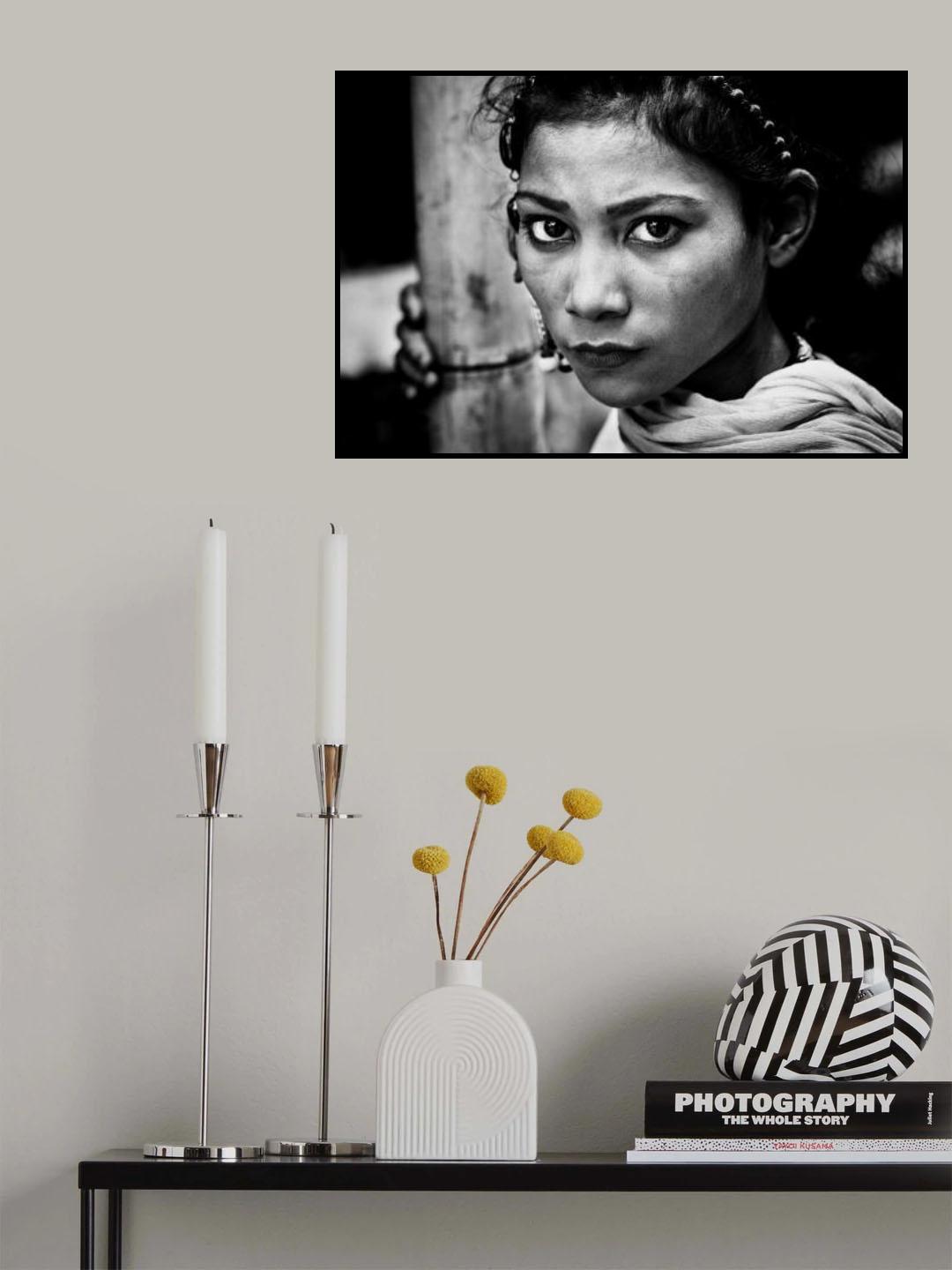 Rohingya refugee girl. Poster och Canvastavla