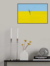 Canola Flowers Poster och Canvastavla