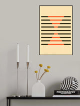 Faded Geometric #1 Poster och Canvastavla