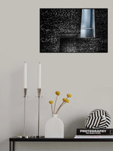 Window embellishment between stones Poster och Canvastavla