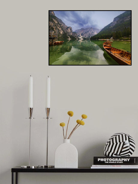 Lago di Braies Poster och Canvastavla
