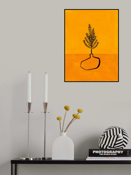 Mustard Vase Poster och Canvastavla