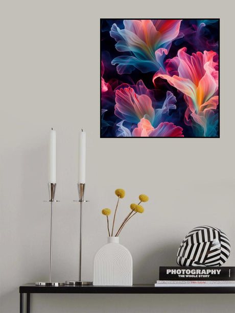 Transparent Floral 2 Poster och Canvastavla