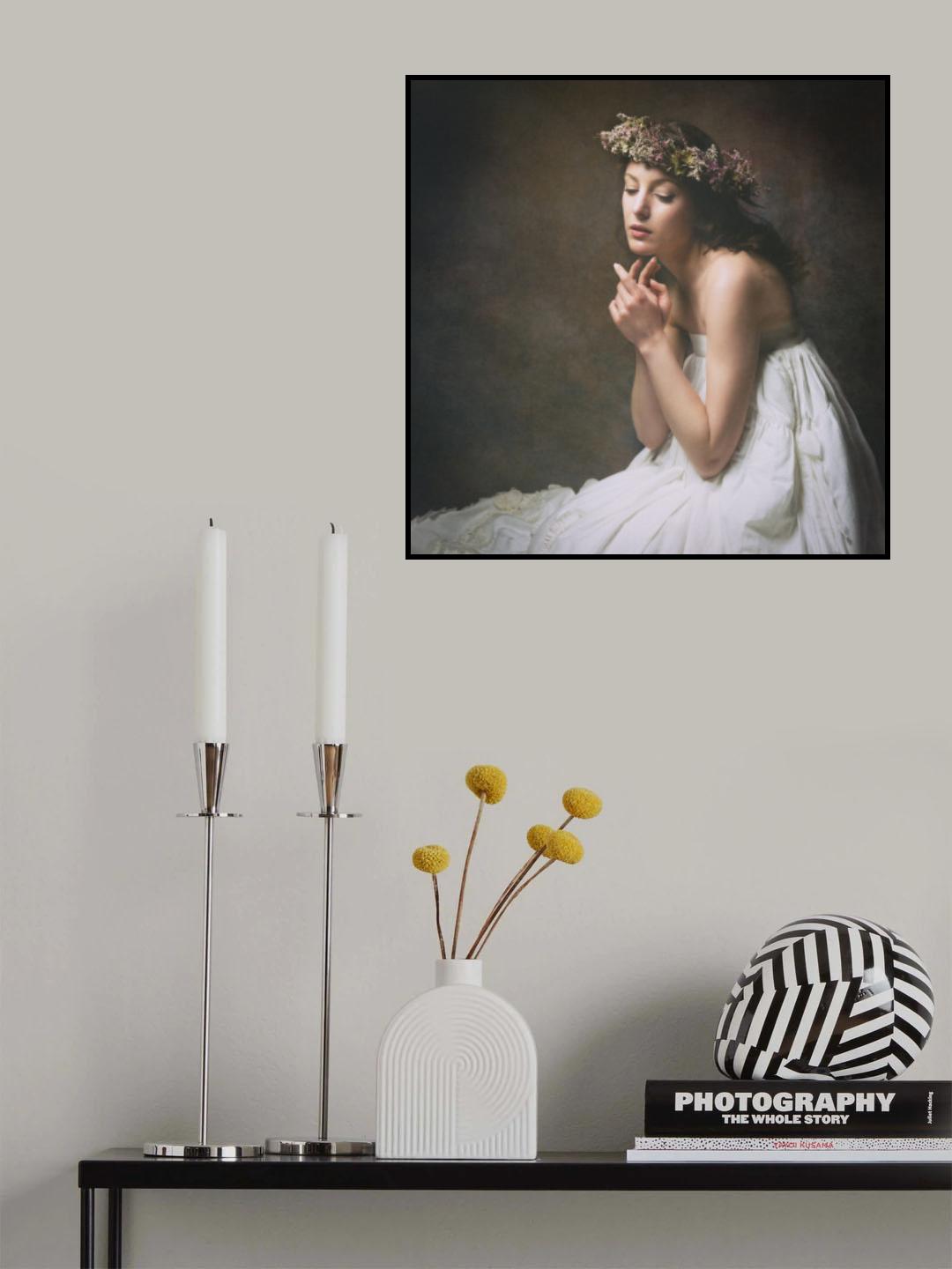 Der Blumenkranz Poster och Canvastavla