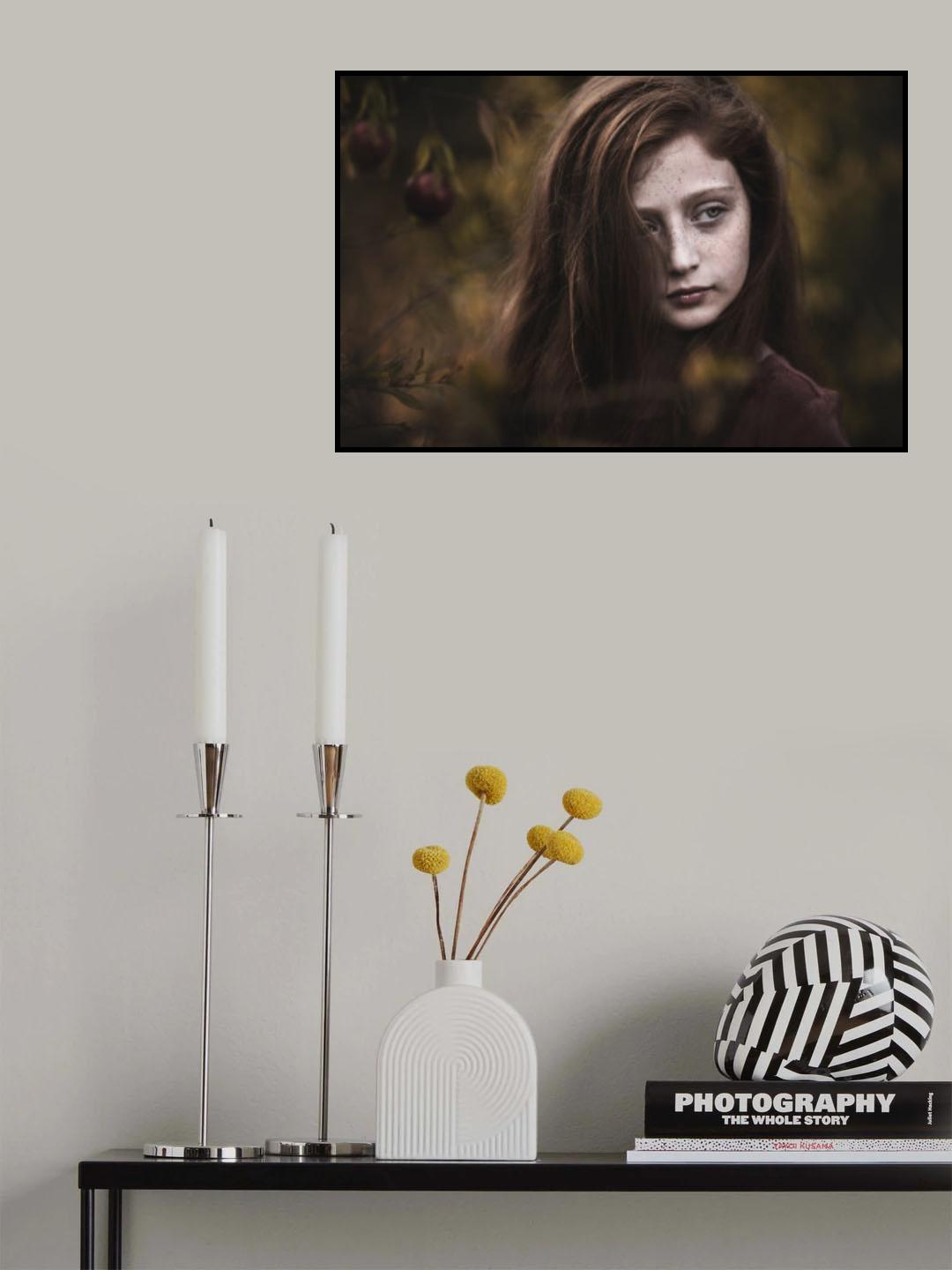 Redhead girl Poster och Canvastavla