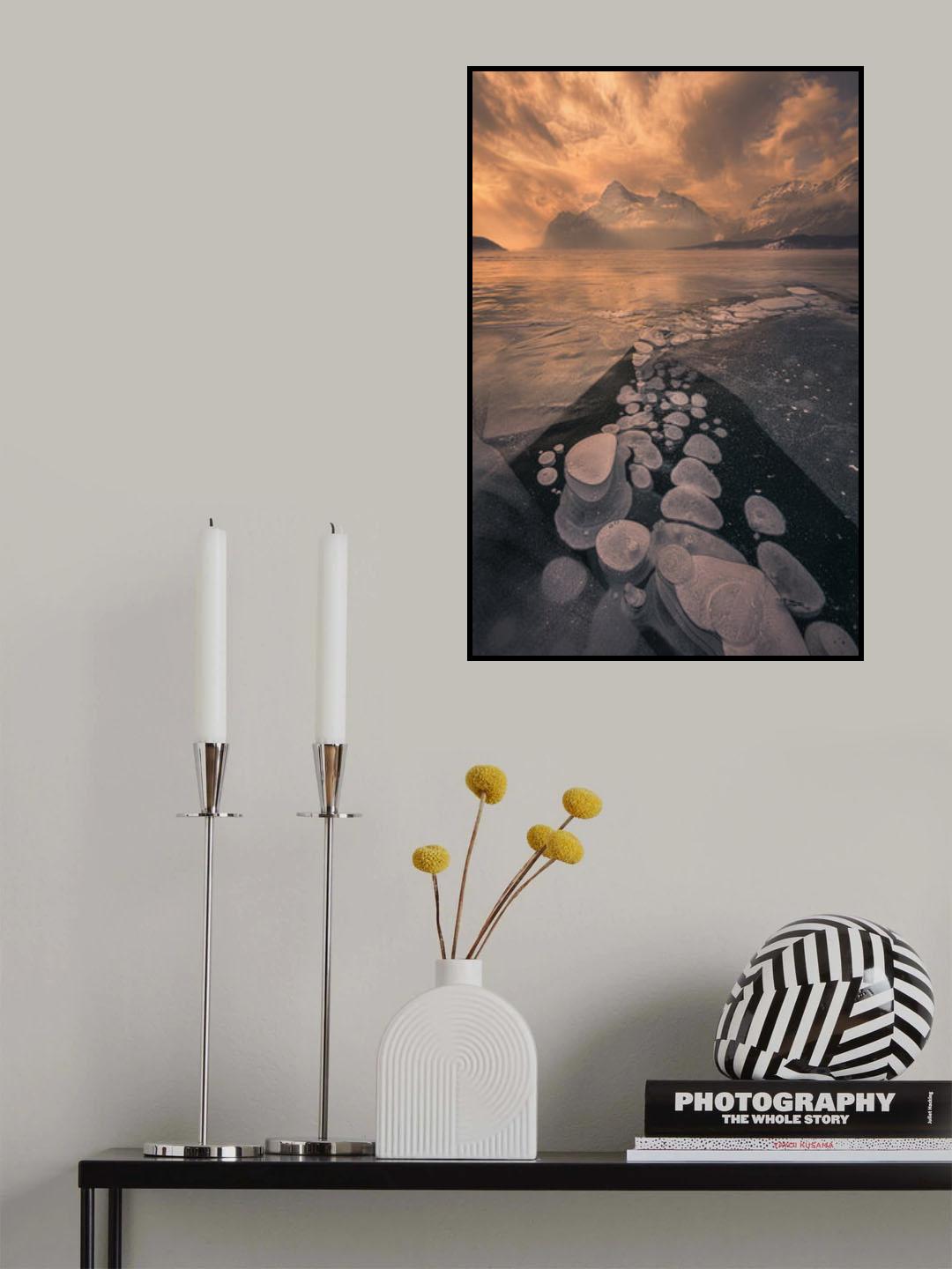 Ice Meets Fire Poster och Canvastavla
