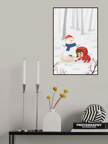 Joyful Winter Poster och Canvastavla