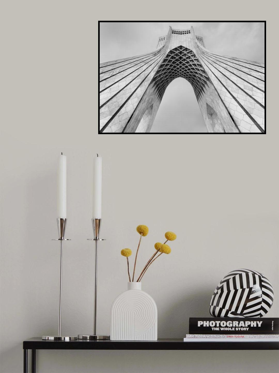 Azadi Tower Poster och Canvastavla