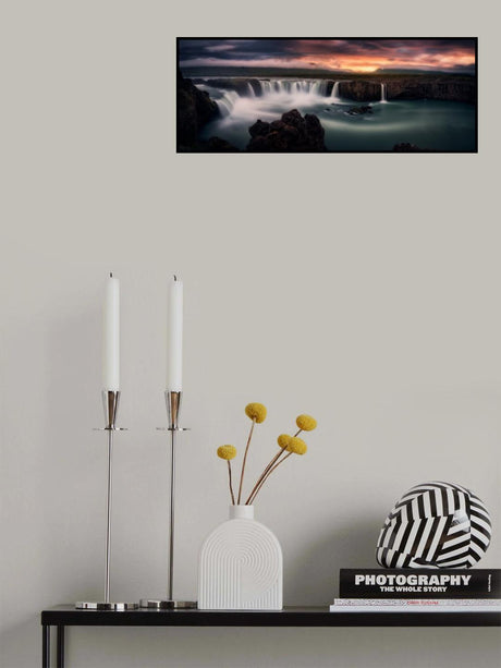 Fire and Water Poster och Canvastavla