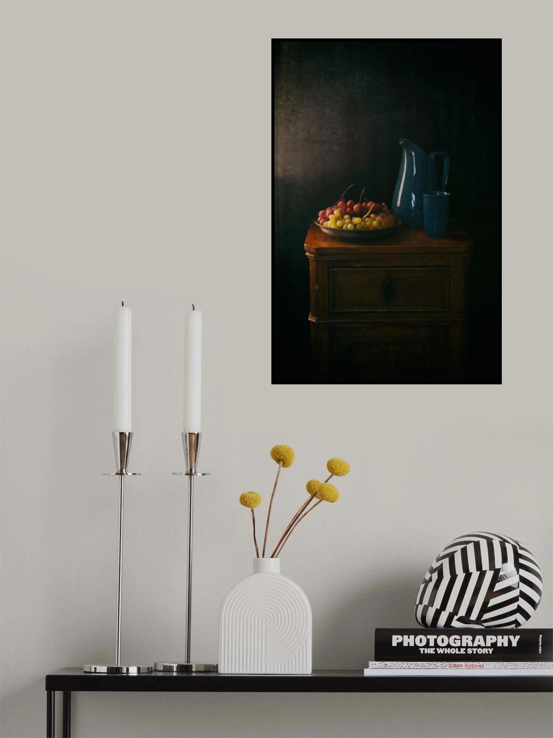 fall end grapes Poster och Canvastavla