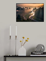 Li River Karst Scenery Poster och Canvastavla