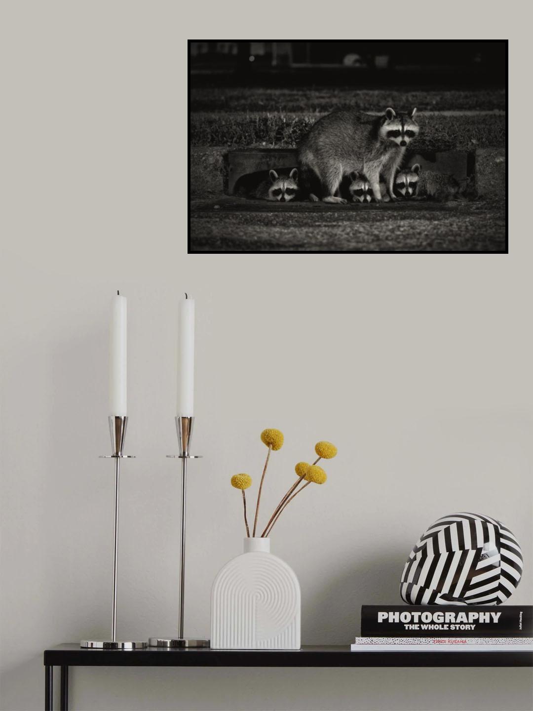 Nocturnal Family Poster och Canvastavla