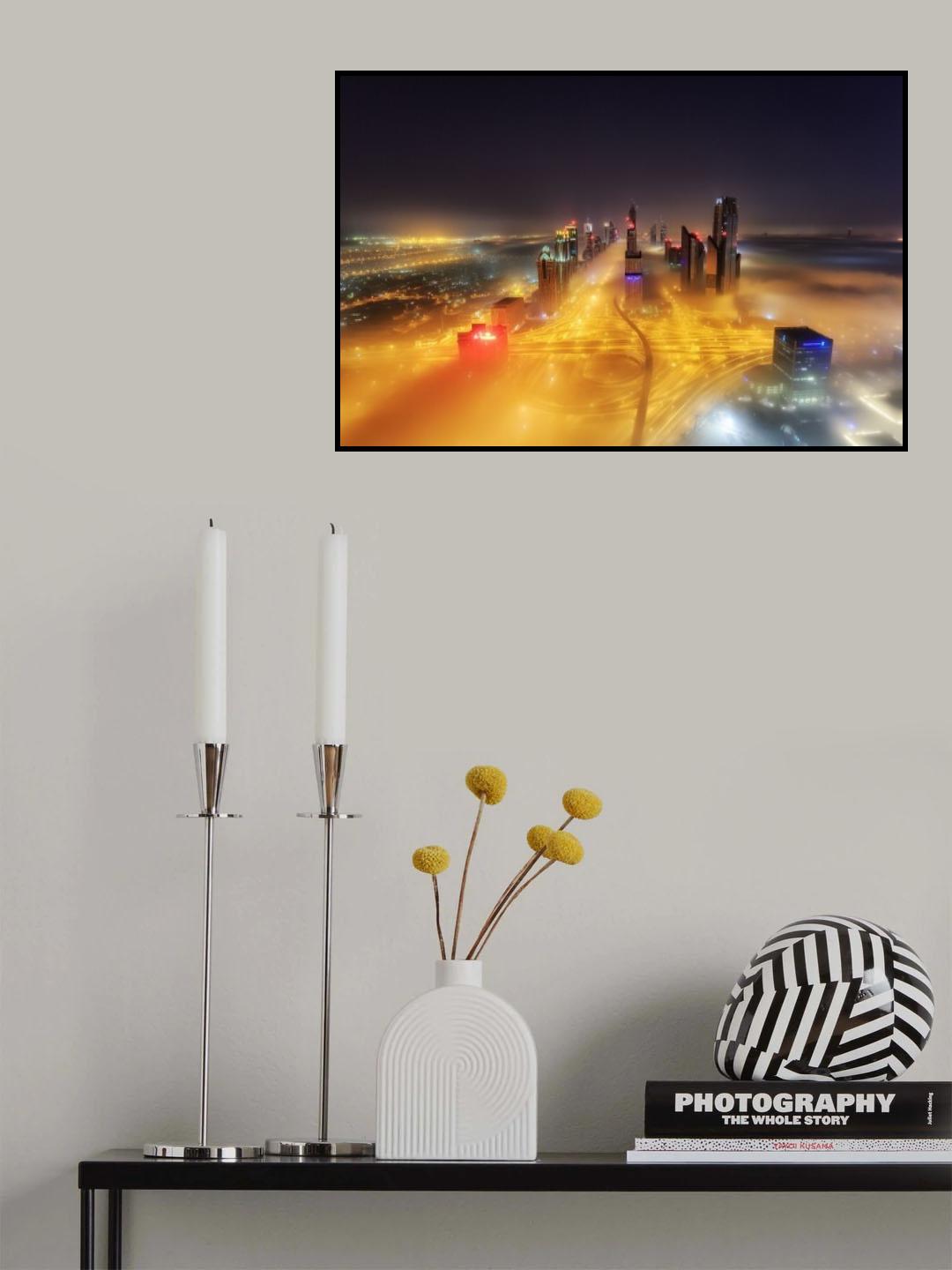 Fog Invasion Poster och Canvastavla