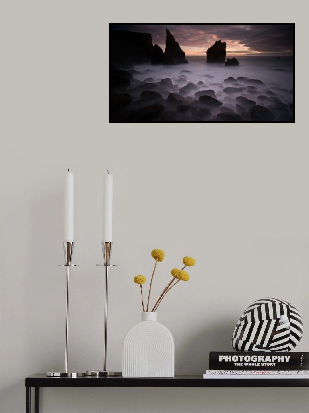 black beach Poster och Canvastavla