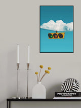 Traffic Light And Clouds Poster och Canvastavla