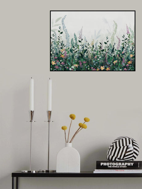 Hl004  Flowers 2   4206mm X 3000h Poster och Canvastavla