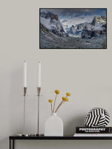 Tunnel View in Winter Poster och Canvastavla