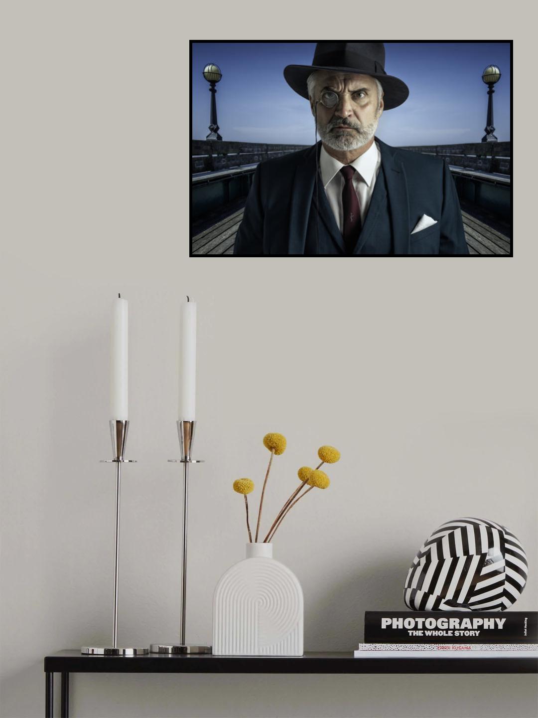 The Man on the Pier Poster och Canvastavla