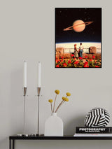 Lovers In Space Poster och Canvastavla