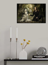 Enchanted by the leaves Poster och Canvastavla