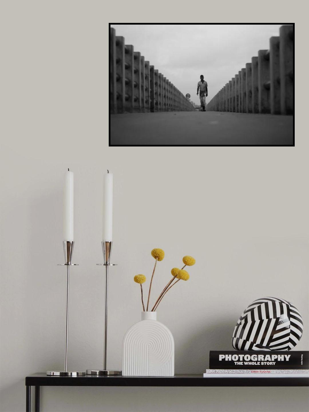 Alone man Poster och Canvastavla
