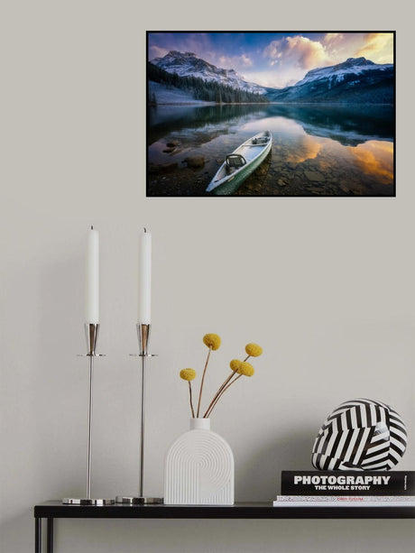 First Snow Emerald Lake Poster och Canvastavla