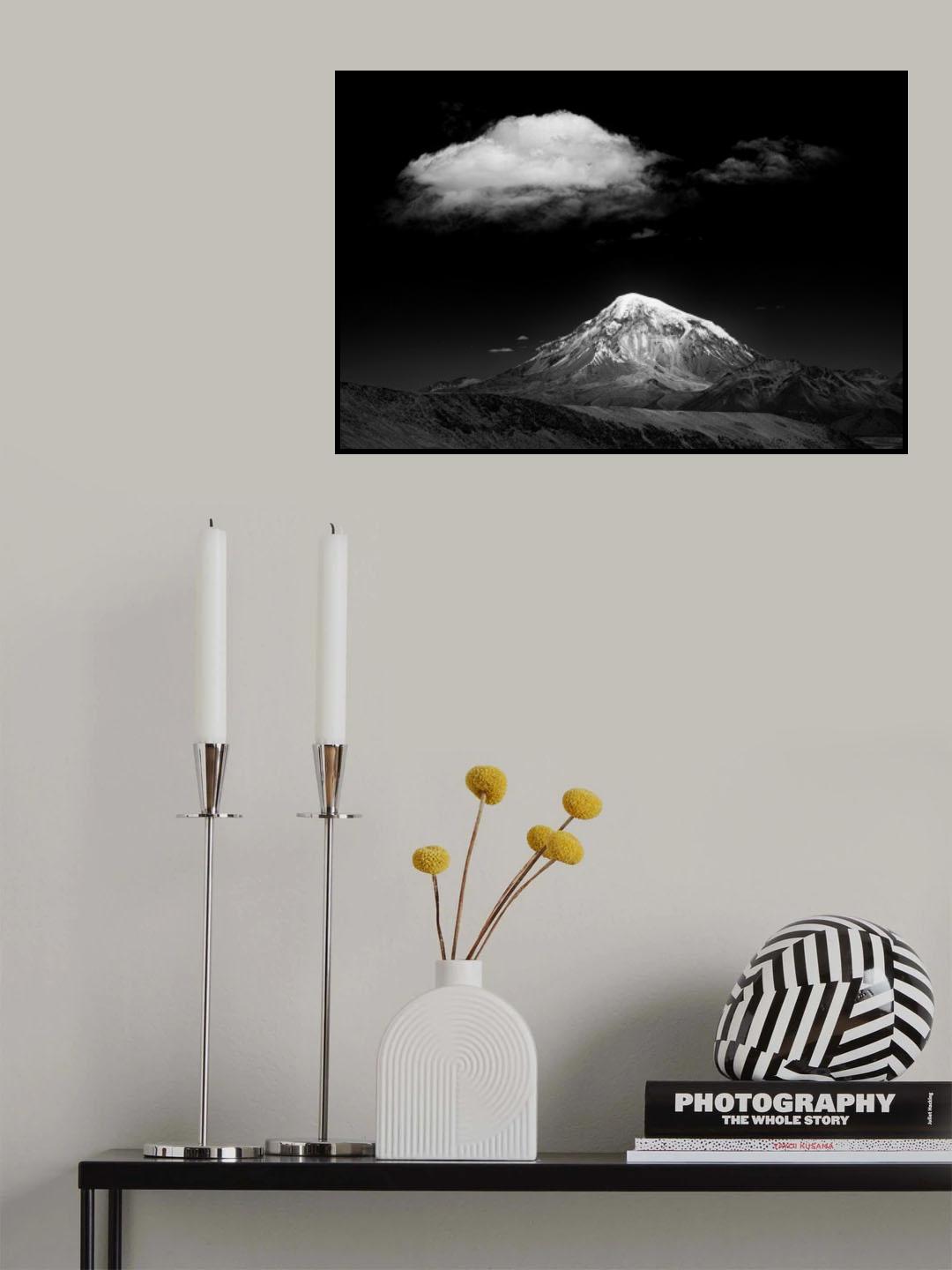 mountain and cloud Poster och Canvastavla