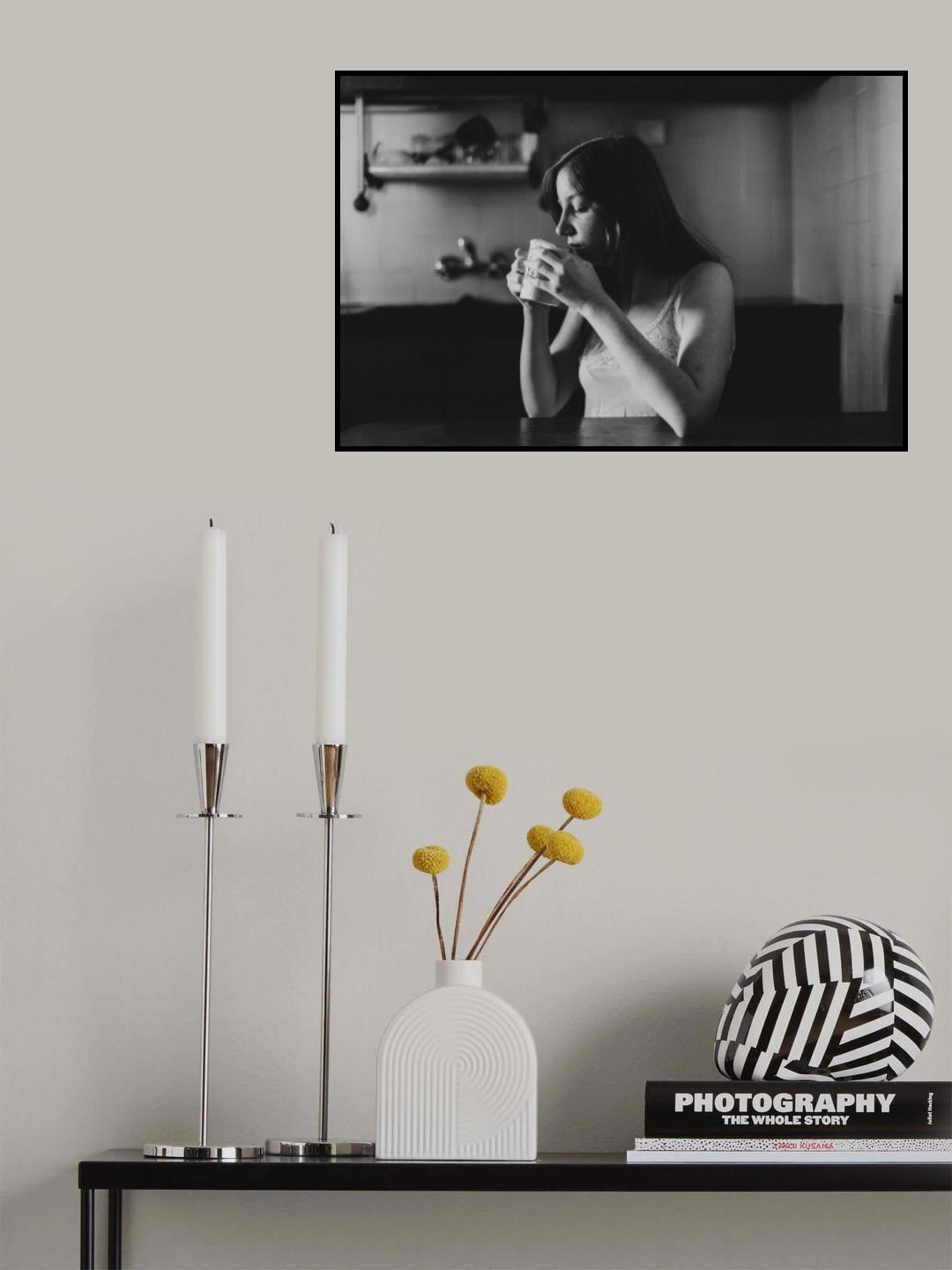 Morning Coffee Poster och Canvastavla