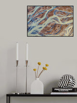 Icelandic Abstract Painting Poster och Canvastavla