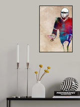 Lacrosse Sport Art 7 Poster och Canvastavla