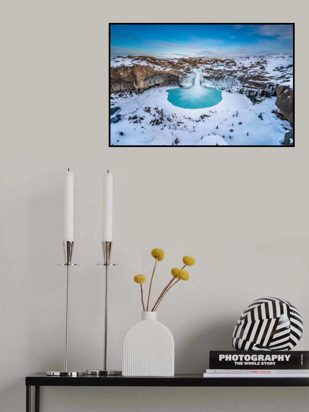 Aldeyjarfoss - the wide view Poster och Canvastavla