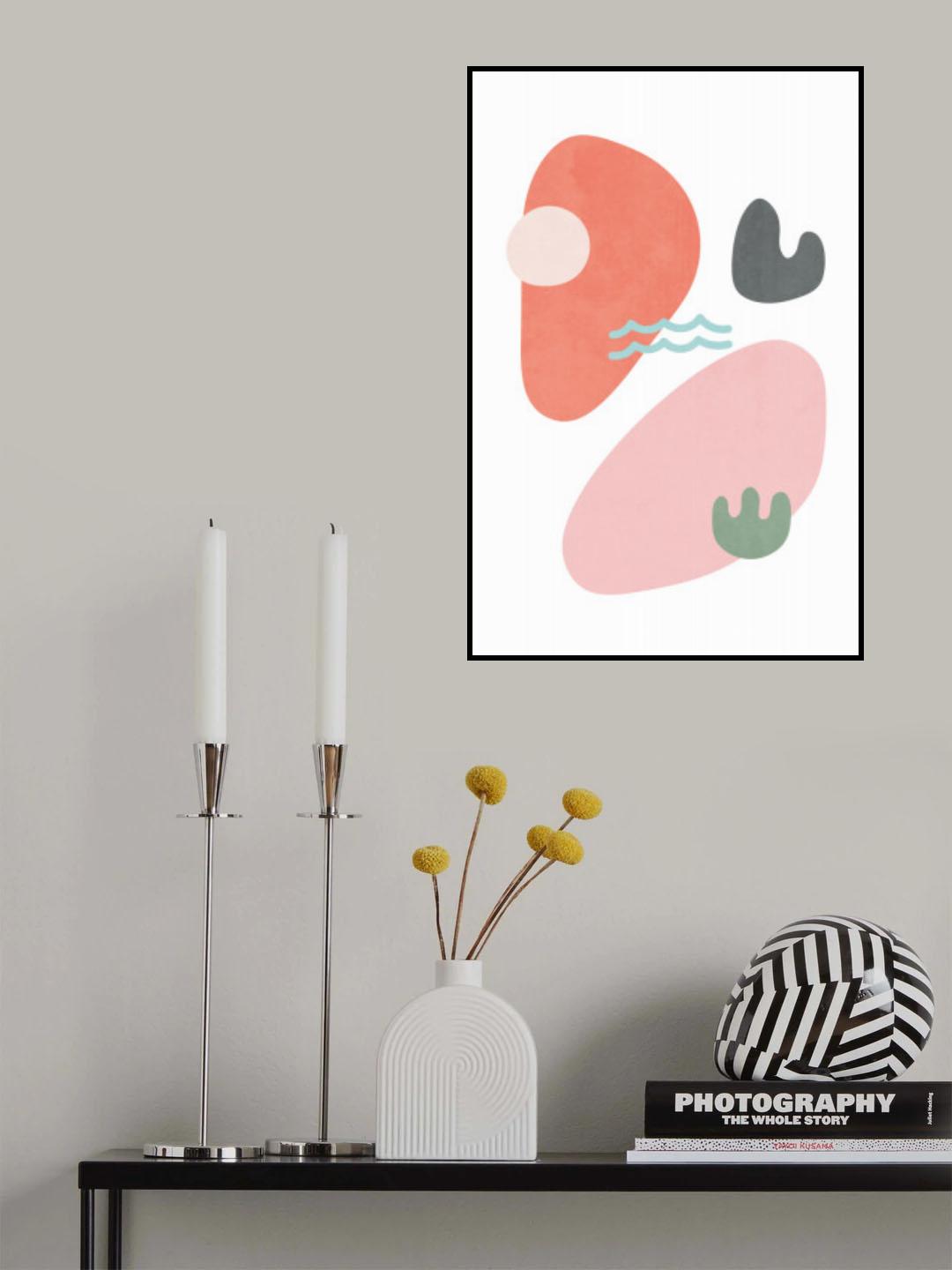 Landscape Shapes 40 Poster och Canvastavla