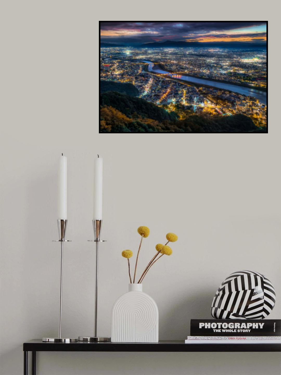 A magical time when day and night blend together Poster och Canvastavla