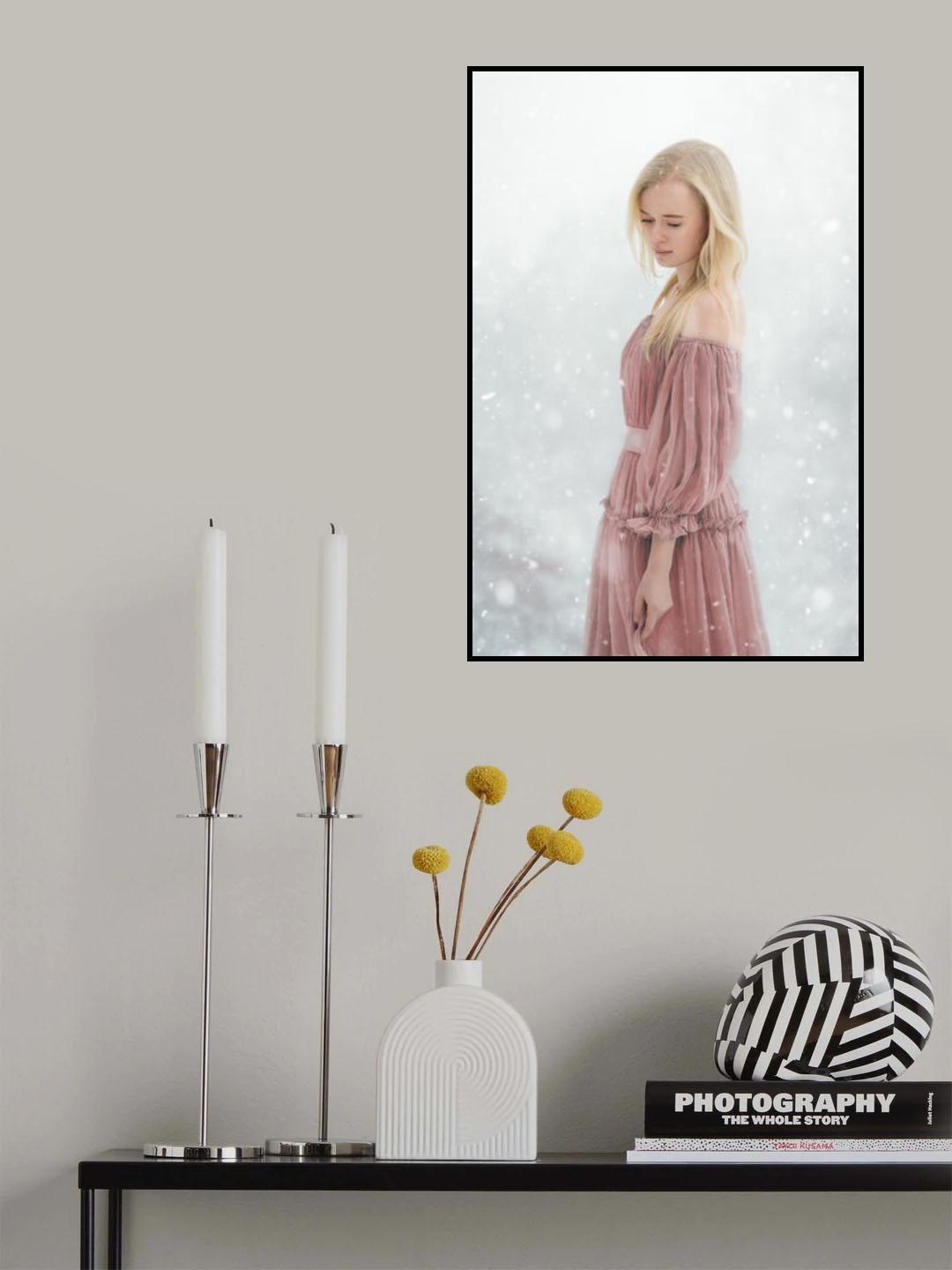 Snowy winterdays Poster och Canvastavla