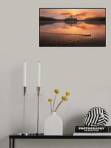 Duck family at Lake Bled Poster och Canvastavla