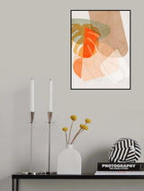 Nature Friendly Terracotta 6 Aquarell Kopie Poster och Canvastavla