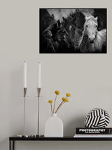 white Poster och Canvastavla