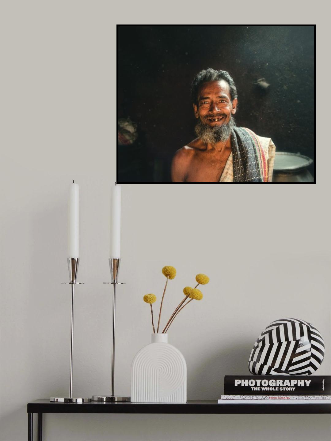 A smile enlightened Poster och Canvastavla