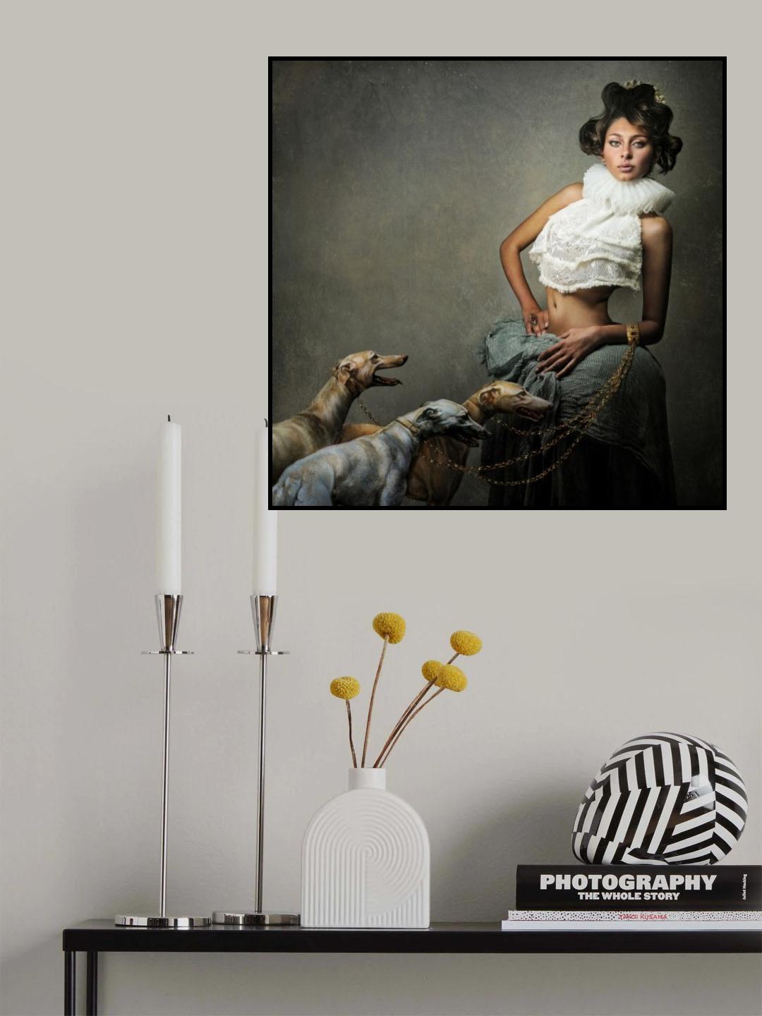 Betty and the dogs Poster och Canvastavla