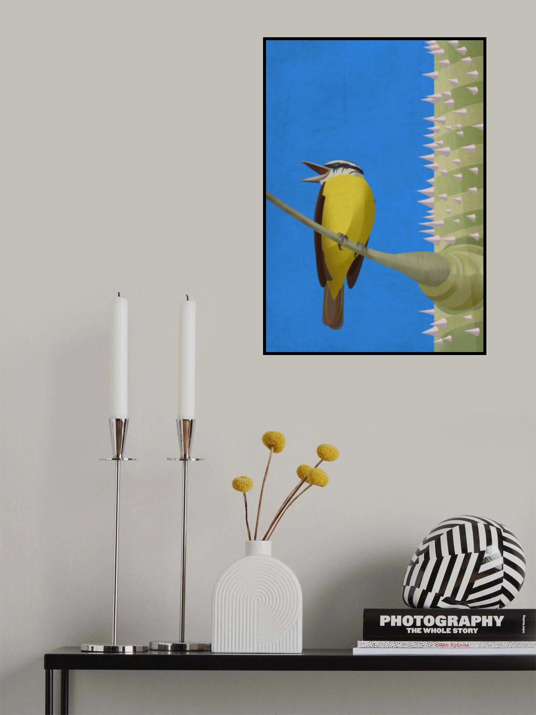 Benteveo Poster och Canvastavla