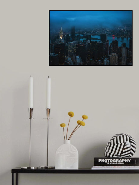 rainy day in the city Poster och Canvastavla