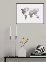 World map 33 Poster och Canvastavla