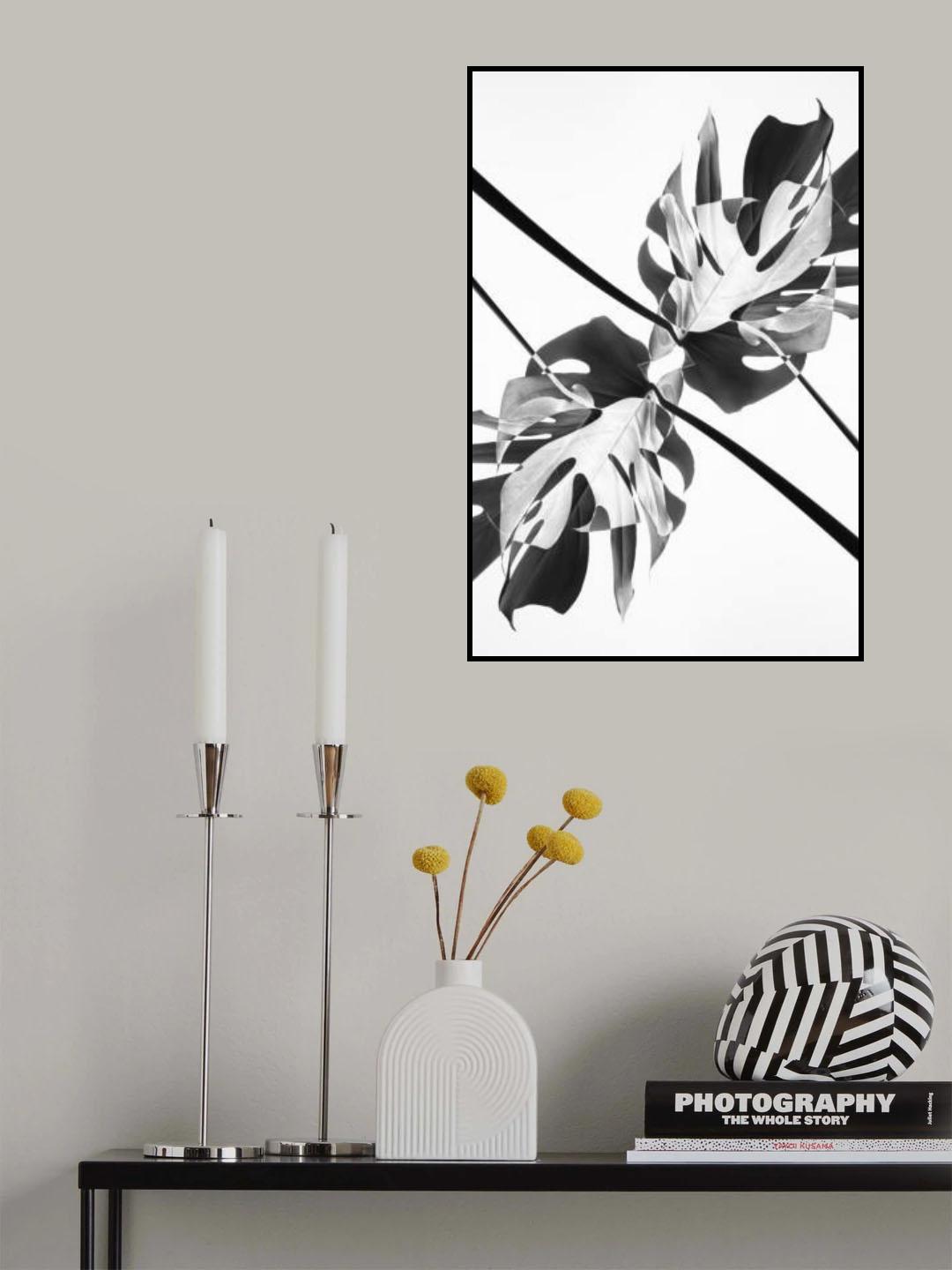 Monstera Kaleidoscope 03 Poster och Canvastavla