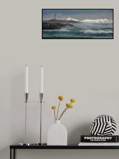 In the Protection of a Lighthouse Poster och Canvastavla
