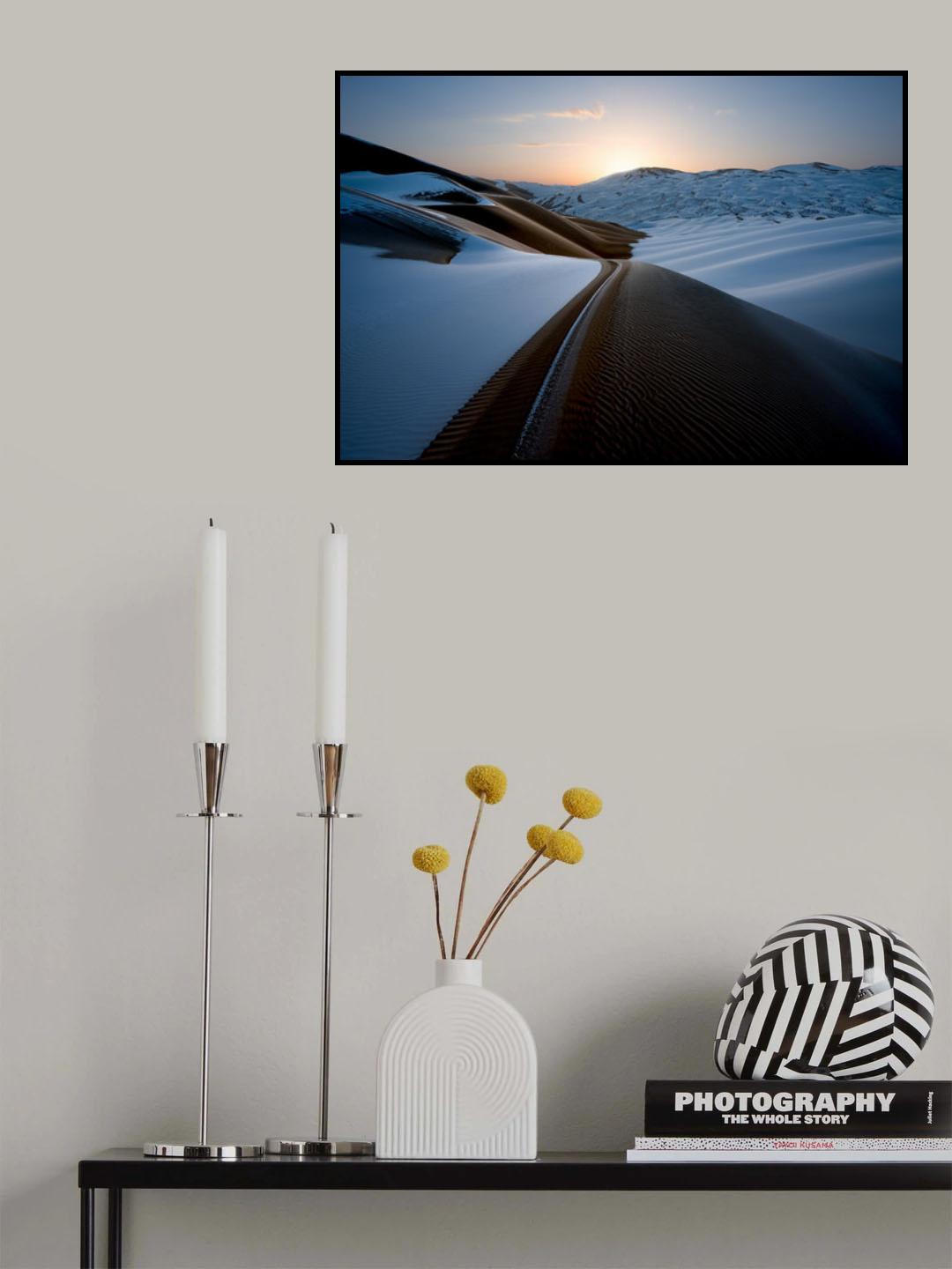 Badain Jaran Desert Poster och Canvastavla