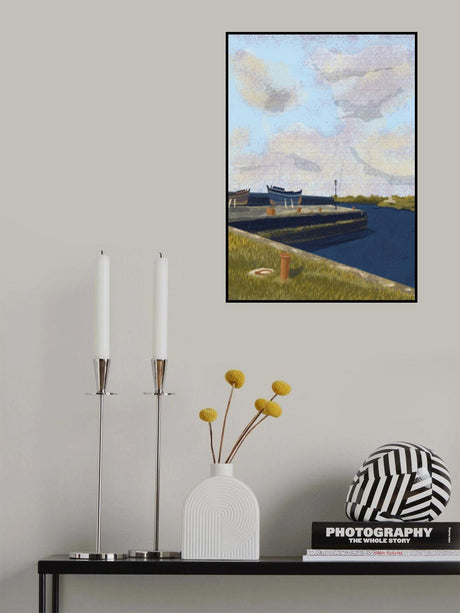 Ireland, Kinvara Harbour, County Galway Poster och Canvastavla
