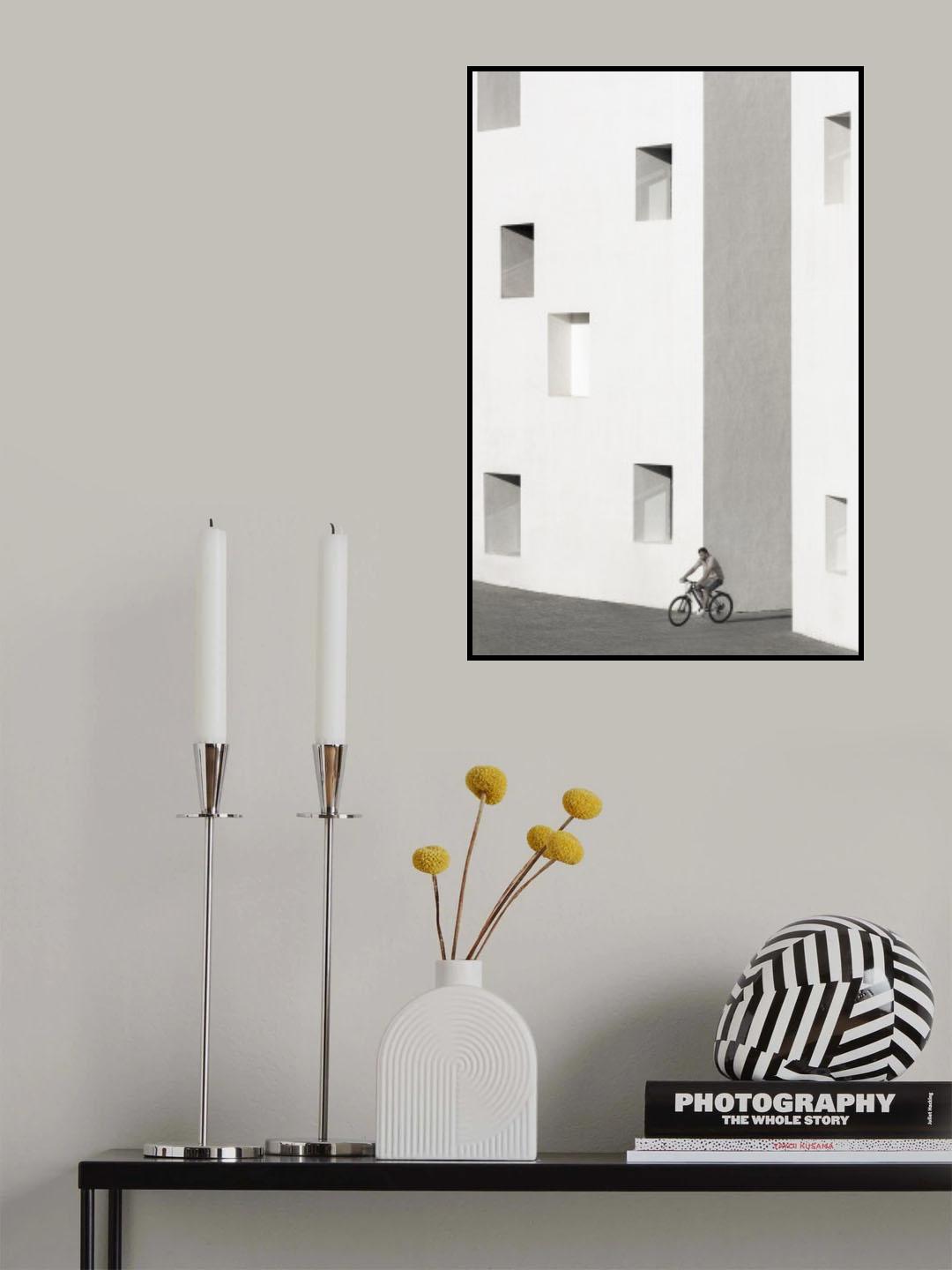 Bicycler Poster och Canvastavla