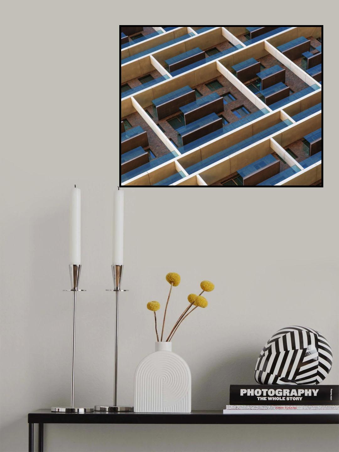 The grid wall Poster och Canvastavla