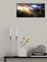 夕阳扎尕那 Poster och Canvastavla