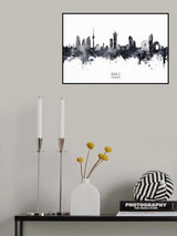 Baku Azerbaijan Skyline Poster och Canvastavla